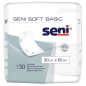 Пеленки гигиенические впитывающие SENI Soft Basic 60х90 см 30 штук (SE-091-B030-J03)
