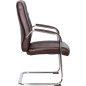 Кресло офисное AKSHOME Damask Eco коричневый (58897) - Фото 3