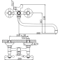 Смеситель для ванны AV ENGINEERING AVZBE7-A713 (AVZBE7-A713-603) - Фото 2