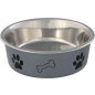 Миска для животных TRIXIE Stainless Steel Bowl 0,4 л d 14 см (25242) - Фото 2