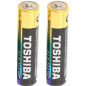 Батарейка ААА TOSHIBA Super 1,5 V алкалиновая 2 штуки - Фото 4