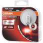 Лампа галогенная автомобильная OSRAM Night Breaker Silver H7 2 штуки (64210NBS-HCB) - Фото 2