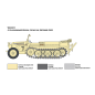 Сборная модель ITALERI Полугусеничный тягач Sd Kfz10 Demag D7 с фигурками десантников 1:35 (6561) - Фото 7