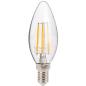 Лампа светодиодная филаментная E14 ЮПИТЕР C37 6 Вт 3000К (JP6002-03)