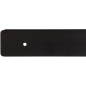 Планка для столешницы торцевая AKS Egger 38 мм правая черная (57626)