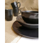 Тарелка керамическая десертная KERAMIKA Organic черный матовый (4811446000303) - Фото 4