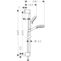 Набор смесителей HANSGROHE Logis E (71178000+71415000+26532400) - Фото 2