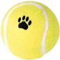Игрушка для собак BEEZTEES Мяч теннисный с отпечатком лап d 6,5 см желтый (8712695003786)