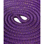 Скакалка гимнастическая AMELY 3 м фиолетовый/золотой (RGJ-403-3-PU-GO) - Фото 2