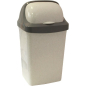 Ведро мусорное IDEA Ролл Топ 15 л мрамор (М2466)