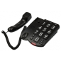 Телефон домашний проводной RITMIX RT-520 Black - Фото 2