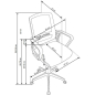 Кресло компьютерное HALMAR Ascot черно-белый (V-CH-ASCOT-FOT-BIALY) - Фото 3