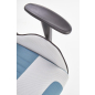 Кресло геймерское HALMAR Cayman светло-серый/бирюзовый (V-CH-CAYMAN-FOT) - Фото 5