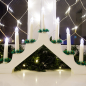Фигура светодиодная NEON-NIGHT Новогодняя горка 7 свечек белая 7 диодов теплый белый 37х28 см (501-081) - Фото 3