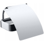 Держатель для туалетной бумаги с крышкой BEMETA Solo хром (139112012)