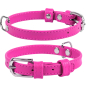 Ошейник для собак COLLAR Glamour 9 мм 18-21 см розовый (32007) - Фото 2