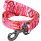 Поводок для собак COLLAR Waudog Nylon Этно 20 мм 1,22 м красный (4670) - Фото 2