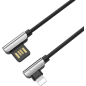 Кабель HOCO U42 USB-A - Lightning черный - Фото 2