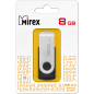 USB-флешка 8 Гб MIREX Swivel Black (13600-FMURUS08) - Фото 3