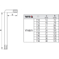 Набор ключей Torx Т10Н-Т50Н 9 предметов YATO (YT-0511) - Фото 3