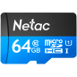 Карта памяти NETAC MicroSD 64 Гб P500 Standard (NT02P500STN-064G-S)