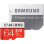 Карта памяти SAMSUNG MicroSDXC 64 Гб EVO plus 2020 с адаптером SD (MB-MC64HA/RU) - Фото 4