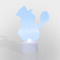 Фигура светодиодная NEON-NIGHT Снеговик с подарком 2D 10 см RGB (501-054) - Фото 4