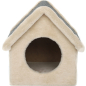 Домик-когтеточка CAT-HOUSE Будка 31×31×38 см бежевый (4810801201430) - Фото 2