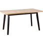 Стол кухонный DREWMIX Oslo 5 дуб грендсон/черный 140-180x80x75 см (69882)