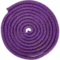 Скакалка гимнастическая AMELY 3 м фиолетовый/золотой (RGJ-403-3-PU-GO) - Фото 3