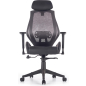 Кресло компьютерное HALMAR Hasel черный/серый (V-CH-HASEL-FOT) - Фото 2
