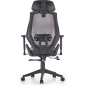Кресло компьютерное HALMAR Hasel черный/серый (V-CH-HASEL-FOT) - Фото 4