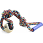 Игрушка для собак TRIOL Веревка с ручкой 2 узла и мяч 0109XJ 38 см (12111022)
