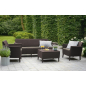Комплект мебели садовой KETER Salemo 3-sofa Set коричневый (238591) - Фото 2