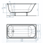 Ванна чугунная УНИВЕРСАЛ Классик 150х70 1-й сорт - Фото 4