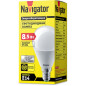 Лампа светодиодная E14 NAVIGATOR G45 8,5 Вт 4000К (61334) - Фото 2
