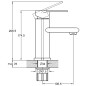 Смеситель для умывальника G.LAUF NOB1-A128YW - Фото 3