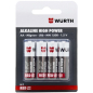 Батарейка АА WURTH 1,5 V алкалиновая 4 штуки
