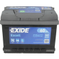 Аккумулятор автомобильный EXIDE Excell 60 А ч (EB602) - Фото 2