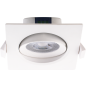 Точечный светильник светодиодный PSP-S 9044 7 Вт 4000К поворот JAZZWAY белый квадрат (5004542)