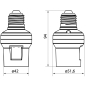 Патрон для лампочки E27 с пультом ДУ ПУ3-П1,1-Е27 TDM (SQ1508-0201) - Фото 3