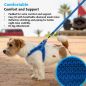 Шлейка для собак ROGZ Fast-Fit Harness Medium/Large Blue 58 см (RSJQ58B) - Фото 7