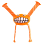Игрушка для собак ROGZ Grinz Flossy Large Orange 24 см (RFGR05D)