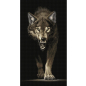 Алмазная вышивка WIZARDI Преследующий волк 38х70 см (WD2410) - Фото 2