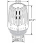 Термоголовка для радиатора M30x1,5 IMI HEIMEIER K (6000-09.500) - Фото 5