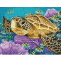 Алмазная вышивка WIZARDI Морская черепаха 48х38 см (WD2428) - Фото 2