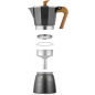 Кофеварка гейзерная WALMER Blackwood 0,3 л серый (W37000604) - Фото 2