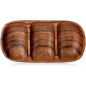 Менажница деревянная овальная WALMER Organic (W37000627) - Фото 2