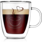 Кружка стеклянная WALMER Lovely Coffee с двойными стенками 350 мл (W37000762) - Фото 2