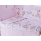 Комплект в кроватку БАЮ-БАЙ Забава розовый 7 предметов (К70-З1) - Фото 2